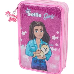 Edding Selfie Girls Gevulde Etui Print,Roze Sale