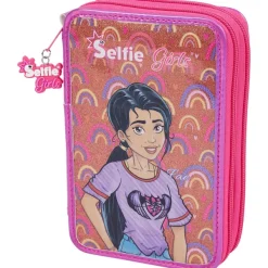 Edding Selfie Girls Gevulde Etui Print,Roze Sale