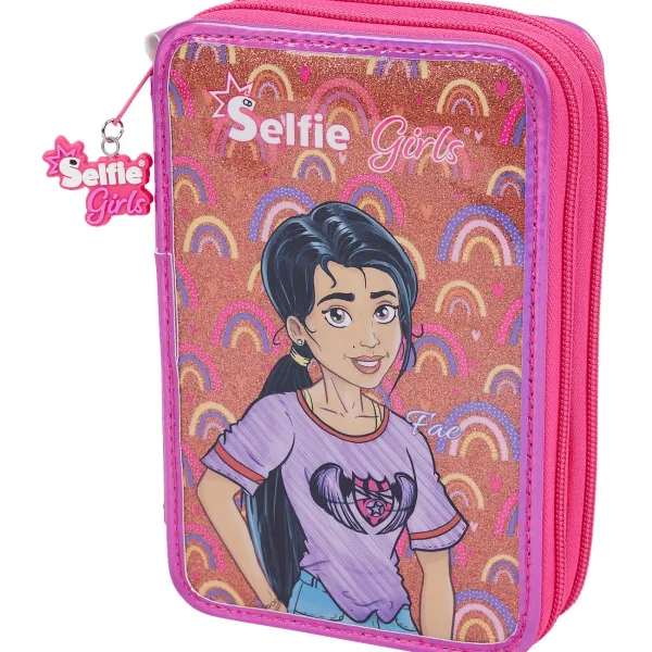 Edding Selfie Girls Gevulde Etui Print,Roze Sale