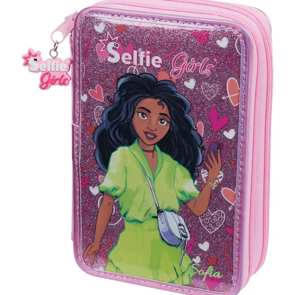 Edding Selfie Girls Gevulde Etui Print,Roze Sale