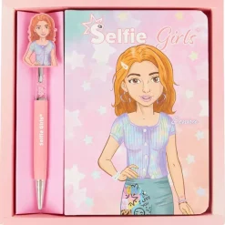 Office Essentials Selfie Girls Notitieboek Met Pen Clearance