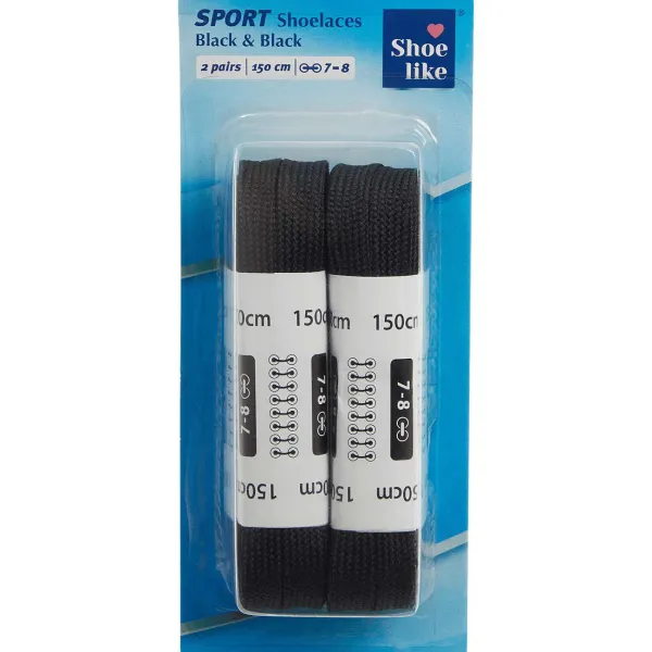 Merk Shoe Like Schoenveters Meerkleurig,Wit,Zwart