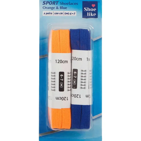 Merk Shoe Like Schoenveters Meerkleurig,Wit,Zwart