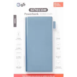 Sitecom Powerbank Blauw,Grijs,Zwart Best