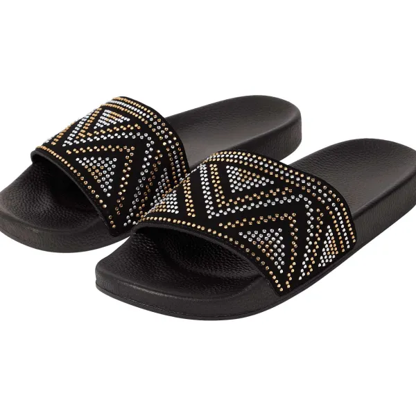 Merk Slippers Print,Grijs,Roze,Zwart Best