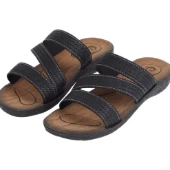 Merk Slippers Roze,Zwart Discount