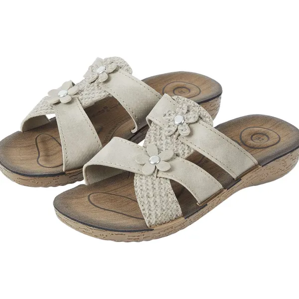 Merk Slippers Beige,Blauw,Grijs,Zwart Hot