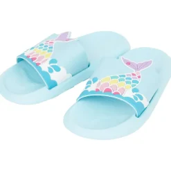 Merk Slippers Blauw,Roze Clearance