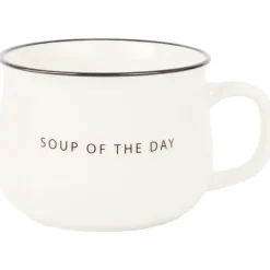 Merk Soepkom Wit,Zwart New