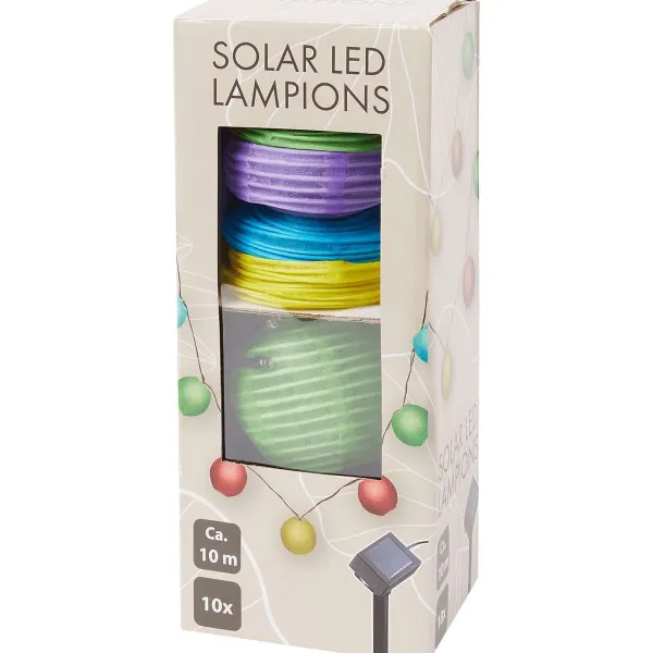 Merk Solar Lichtsnoer Meerkleurig Clearance