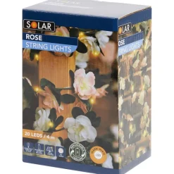 Merk Solar Lichtsnoer Op Zonne-Energie Groen,Roze,Wit Discount