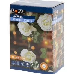 Merk Solar Lichtsnoer Op Zonne-Energie Groen,Roze,Wit Discount