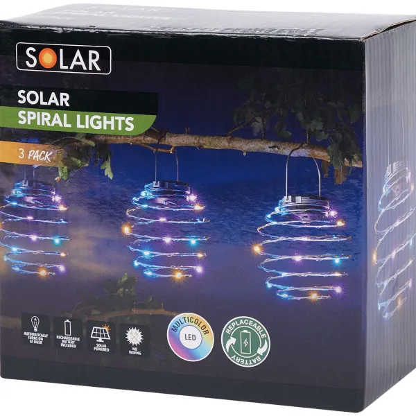 Merk Solar Spiraalverlichting Op Zonne-Energie Meerkleurig,Wit Discount