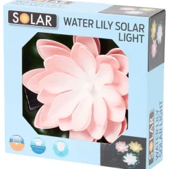 Merk Solar Waterlelie Geel,Rood,Roze,Wit Outlet