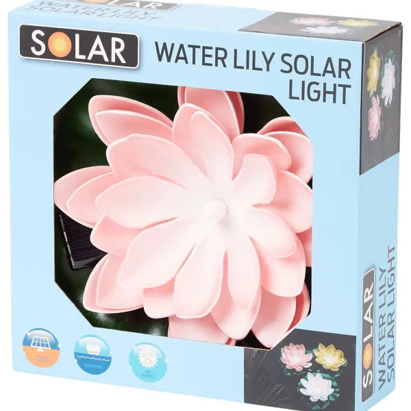 Merk Solar Waterlelie Geel,Rood,Roze,Wit Outlet