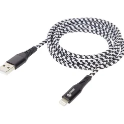 Sologic Laad- En Datakabel 8-Pins Grijs,Wit,Zwart