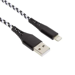 Sologic Laad- En Datakabel 8-Pins Grijs,Wit,Zwart