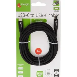 Sologic Laad- En Datakabel Usb-C Naar Usb-C Grijs,Wit,Zwart Sale