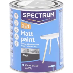 Spectrum 2-In-1 Matte Verf Zwart Discount