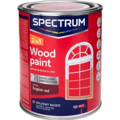 Spectrum 2-In-1 Zijdeglans Houtlak Engels Rood Best