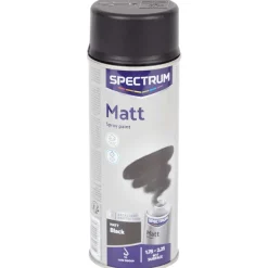 Spectrum Matte Spuitverf Zwart Discount