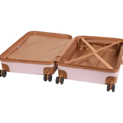 Spilbergen Koffer Milan Beige,Blauw,Roze Sale