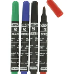 Edding Stanger Permanent Markers Zwart,Blauw,Groen,Rood Hot