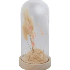 Merk Stolp Met Droogbloemen En Licht Beige,Geel,Roze Sale