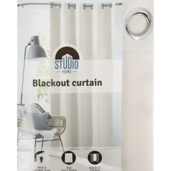 Studio Home Kant-En-Klaar Verduisterend Gordijn Beige,Grijs New