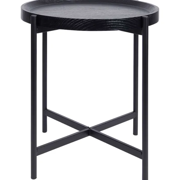 Merk Studio Home Ronde Bijzettafel Zwart,Bruin New