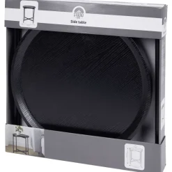 Merk Studio Home Ronde Bijzettafel Zwart,Bruin New