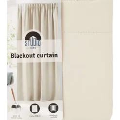 Studio Home Verduisterend Kant-En-Klaar Gordijn Beige,Grijs Discount