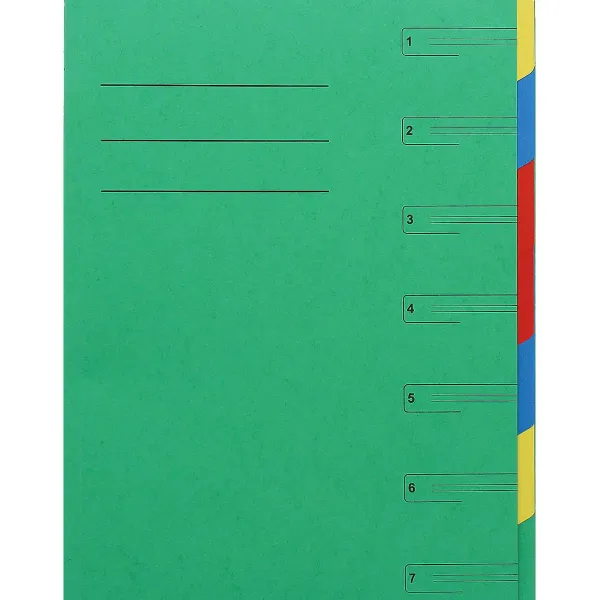 Office Essentials Subjectmap A4 Blauw,Groen,Rood Online