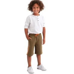 SuperTrash Sweatshort Blauw,Bruin,Grijs,Print Discount