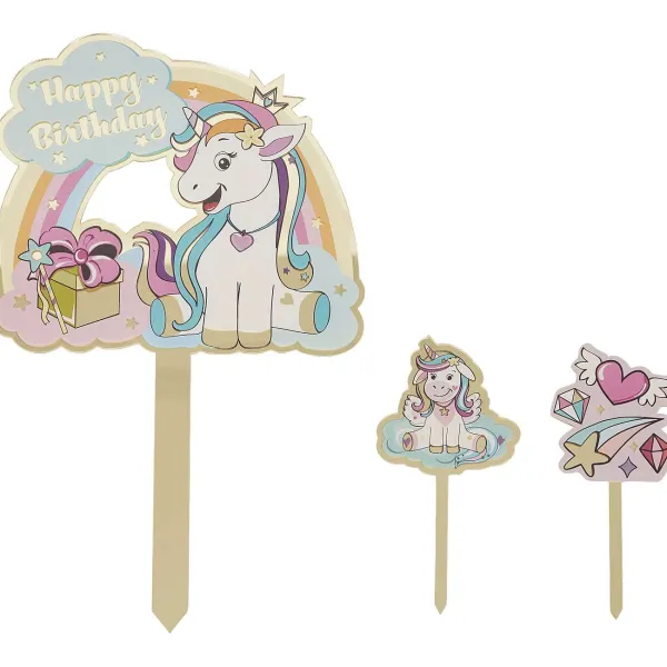 Merk Taarttoppers Print,Meerkleurig Hot