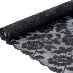 Merk Tafelloper Met Kant Grijs,Wit,Zilver,Zwart Discount