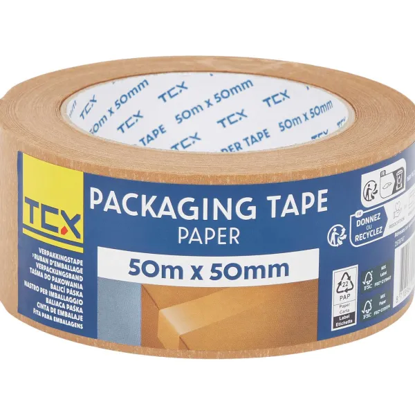 TCX Papieren Verpakkingstape Bruin Clearance