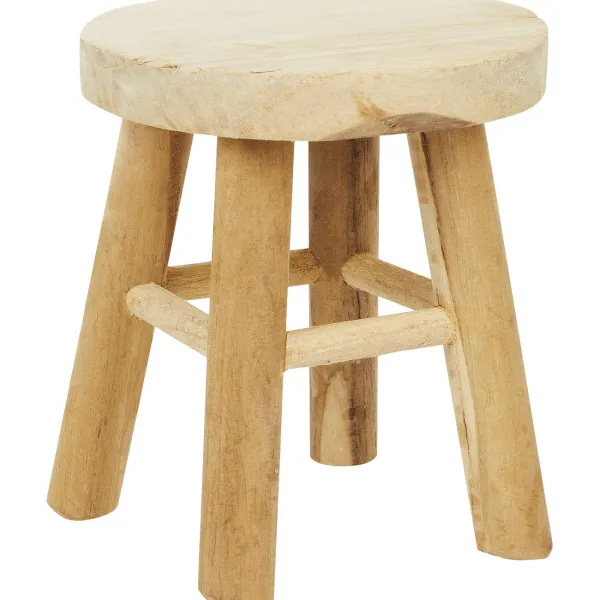 Merk Teakhouten Krukje Beige Hot