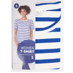 SuperTrash 9Th Avenue T-Shirt Blauw,Zwart Clearance