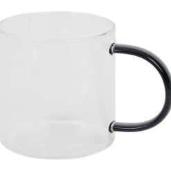 Merk Theeglas Met Gekleurd Oor Blauw,Groen,Roze,Zwart Online