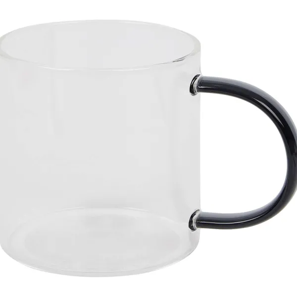 Merk Theeglas Met Gekleurd Oor Blauw,Groen,Roze,Zwart Online