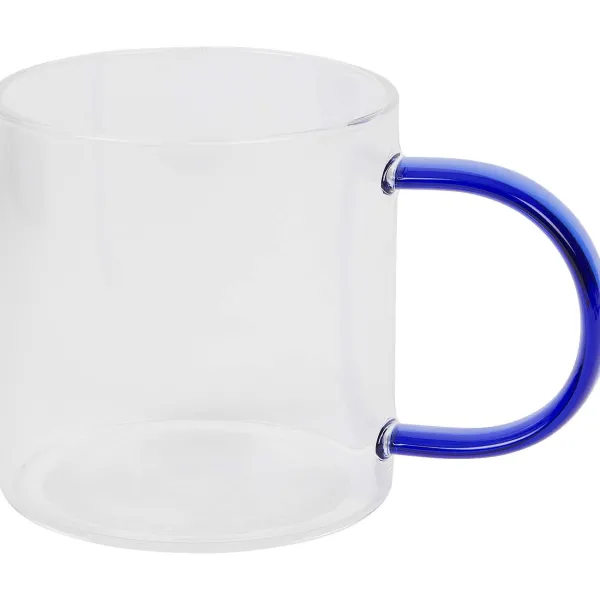 Merk Theeglas Met Gekleurd Oor Blauw,Groen,Roze,Zwart Online