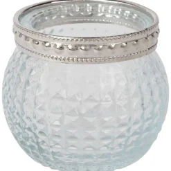 Merk Theelichthouder Grijs,Groen,Roze,Transparant Hot