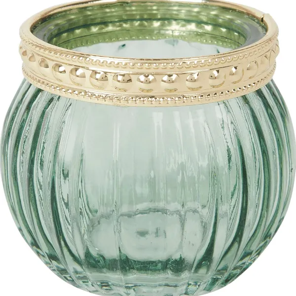 Merk Theelichthouder Grijs,Groen,Roze,Transparant Hot