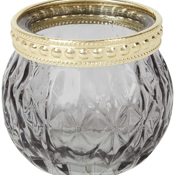 Merk Theelichthouder Grijs,Groen,Roze,Transparant Hot