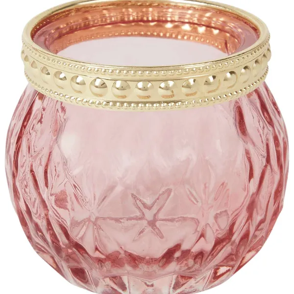 Merk Theelichthouder Grijs,Groen,Roze,Transparant Hot