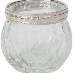 Merk Theelichthouder Grijs,Groen,Roze,Transparant Hot