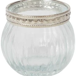 Merk Theelichthouder Grijs,Groen,Roze,Transparant Hot