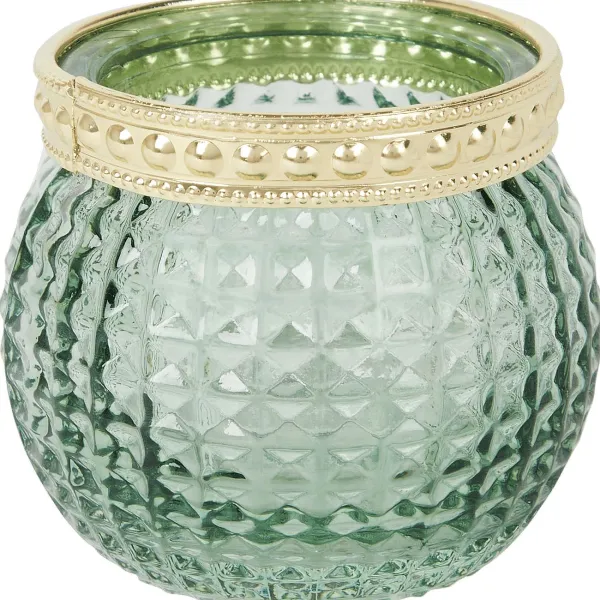 Merk Theelichthouder Grijs,Groen,Roze,Transparant Hot