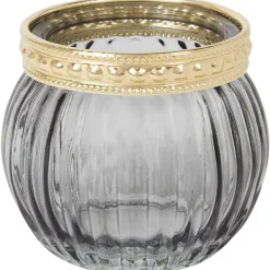 Merk Theelichthouder Grijs,Groen,Roze,Transparant Hot